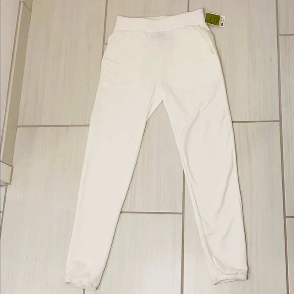 Cozy Coconut White Sweatpants